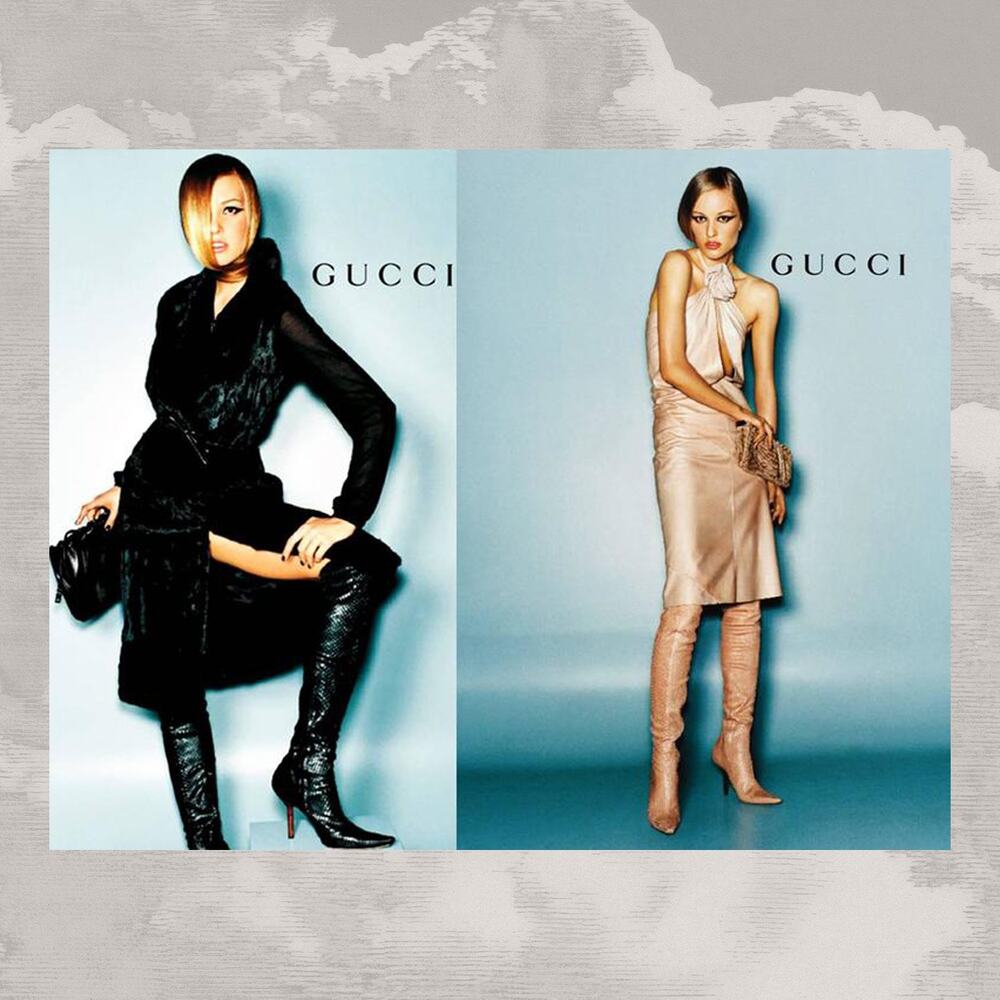 GUCCI Tom Ford karung leather clutch 1999 vintage minimalist y2k bag exotic skin - Picture 2 of 7